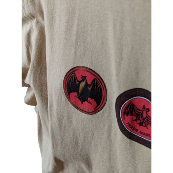 Collectible Men's Bacardi Rum Go Together & The Bat Device Logo T-Shirt Size XLG - Picture 7 of 7